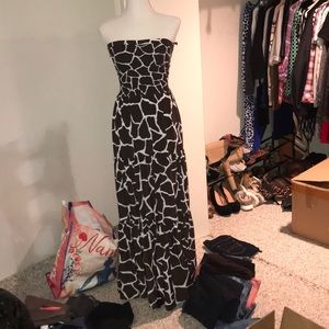 Stunning Michael kors animal print maxi dress